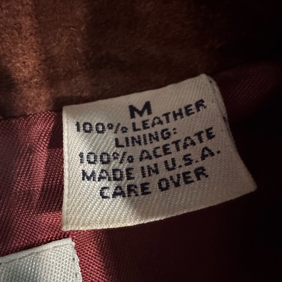 Ann Taylor Brown Suede Leather Jacket Size M - Picture 7 of 8